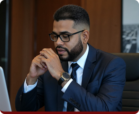 profissional em reunião